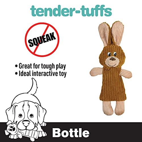 Snuggle Puppy Tender-Tuffs No Squeaker Rabbit & Water Bottle Dog Toy