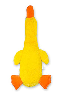 FGA MARKETPLACE Duck Flat Plush NO Stuffing NO Squeak Dog Toy 21"