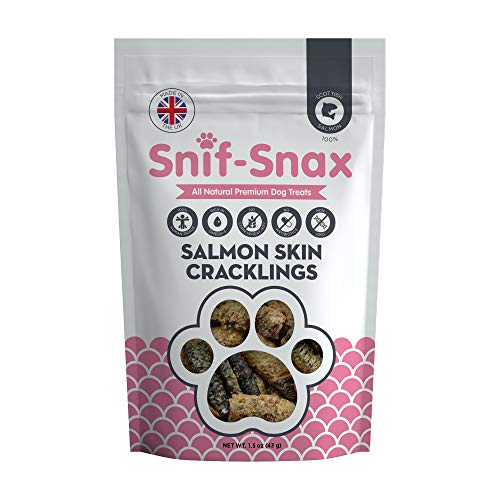 Snif-Snax All-Natural Salmon Skin Cracklings Dog Treats 1.5oz
