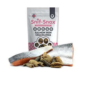 Snif-Snax All-Natural Salmon Skin Cracklings Dog Treats 1.5oz