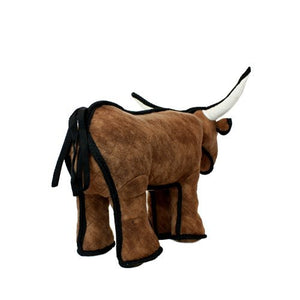 TUFFY World's Tuffest Soft Dog Toy | Barnyard Bull - Large