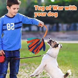 Interactive No Squeaker Tuggable Dog Rope Toy
