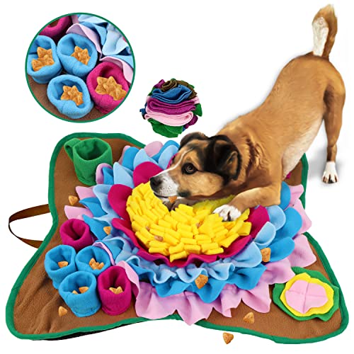 Dog Treat Puzzle Mat For Dogs Snuffle Puzzle Mat For Dog Treats Or