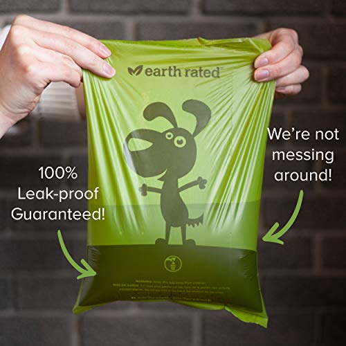 Earth Rated Dog Leak-Proof Poop Bags | 21 rolls of 15 bags