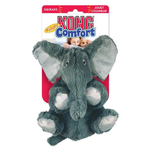 KONG Comfort Kiddos Elephant Removable Squeaker Plush Toy | Large Dogs