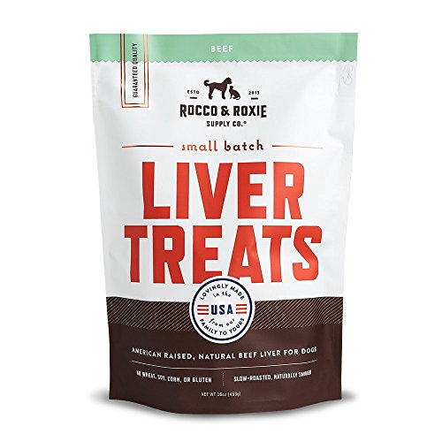 Rocco & Roxie All Natural Grain-Free Beef Liver Crunchy Dog Training Treats