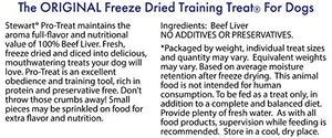 Stewart Freeze Dried Beef Liver Training Treats (21 oz)