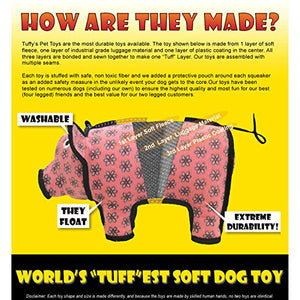 TUFFY World's Tuffest Soft Dog Toy | Zoo Animal Monkey - Medium